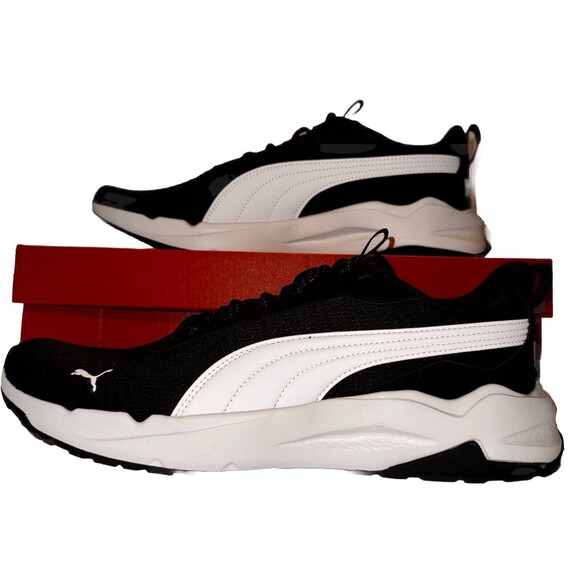Puma Mens Size 12 Black Zip C Lightweight Running Sneaker Shoe Athletic Jogging main image 9